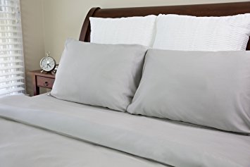 The Premier Series - Full/Queen RRG Super Soft Pillowcase Set from 100% Tencel (Full/Queen Pillowcase, Pure White)
