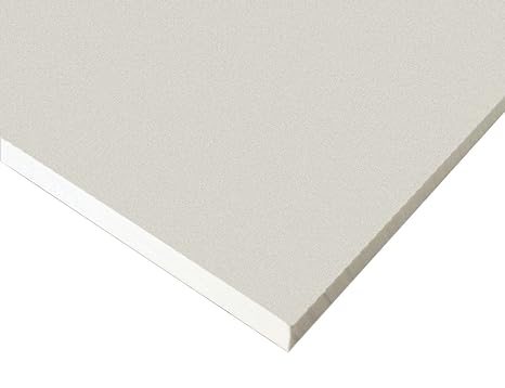 Marine Board HDPE (High Density Polyethylene) Plastic Sheet 1/4" x 24" x 48” White Color Textured