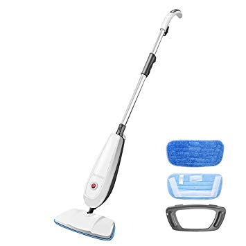 Homasy Steam Mops for Floor Cleaning, Floor Steamer for Hardwood and Tile,Steam Cleaner for Tile, Grout, Laminate, Hardwood, Carpet, Electric Mop Steam Cleaner