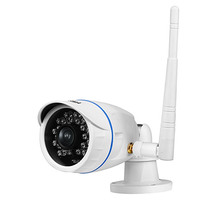 Bosma FrontierCam 16GB Built-In Wireless Weatherproof Night Vision Security Camera, HD Outdoor Surveillance Camera