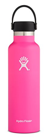 Hydro Flask Double Wall Vacuum Insulated Stainless Steel Leak Proof Sports Water Bottle, Standard Mouth with BPA Free Flex Cap