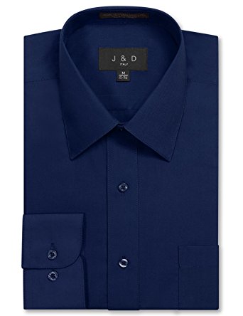 JD Apparel Men's Regular Fit Dress Shirts