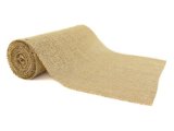 CleverDelights 12 Natural Burlap Roll - 10 Yards - Eco-Friendly Jute Burlap Fabric - 12 Inch