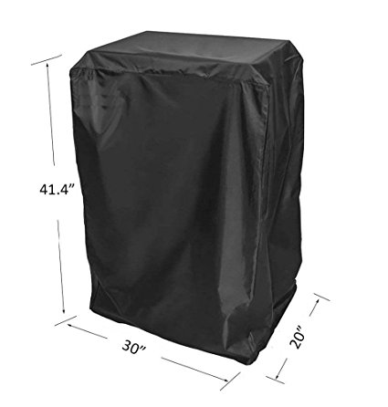 BBQ funland Cover for Masterbuilt 40" propane smokers and others, Black