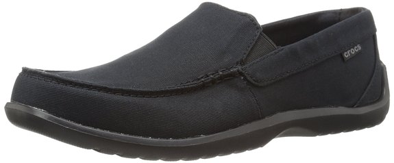 crocs Men's Walu Canvas Driver Moc Clog