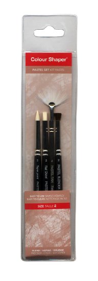 Forsline and Starr Painting Tool and Pastel Blending Sets assorted soft pastel no. 2 set of 4