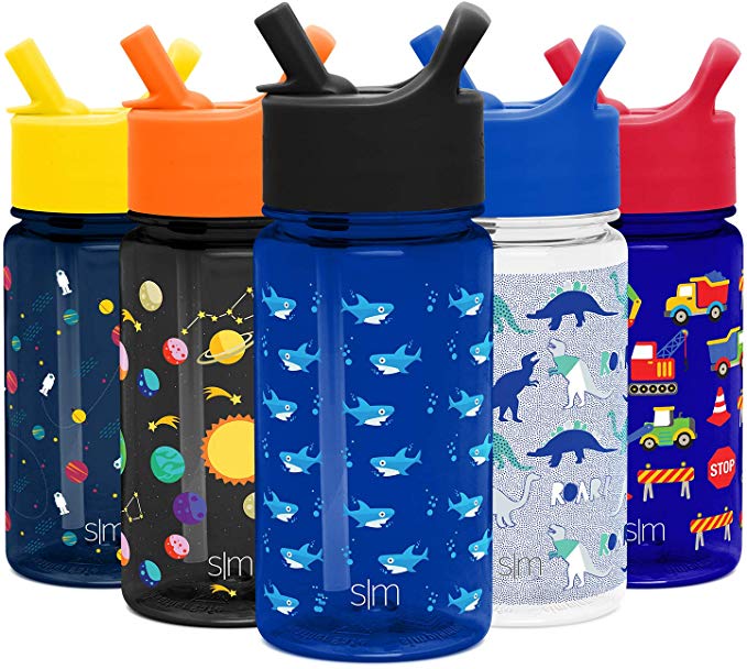 Simple Modern Summit Kids Tritan Water Bottle with Straw Lid - Leak Proof & Dishwasher Safe