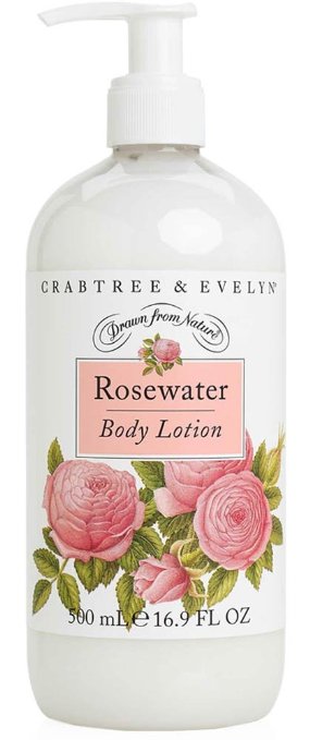 Crabtree & Evelyn Body Lotion, Rosewater, 16.9 fl. oz.