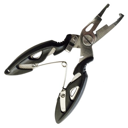 Anglerz Friend Fishing Pliers - Precision Grip Pliers - Used For Removing Hooks and Cutting Line - Includes Belt Holder
