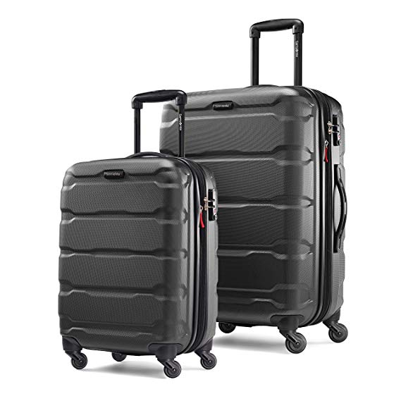 Samsonite Omni PC Expandable Hardside Luggage Set with Spinner Wheels, 2-Piece (20”/24”)