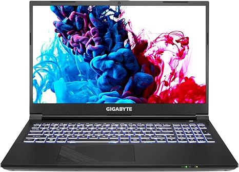 GIGABYTE G5 KF5 Gaming Laptop 2023 15.6” FHD 1920 x 1080 144 Hertz Intel Core i7-12650H NVIDIA GeForce RTX 4060 16GB DDR5 512GB SSD Single-Zone RGB Backlit KB Wi-Fi 6 Bluetooth 5.1 Windows 11 Pro