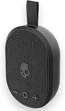 Skullcandy Ounce Wireless Bluetooth Speaker - IPX7 Waterproof Mini Portable Speaker with 16 Hour Battery, Downward Firing Passive Radiator, and Ballistic Nylon Carry Strap (Black)