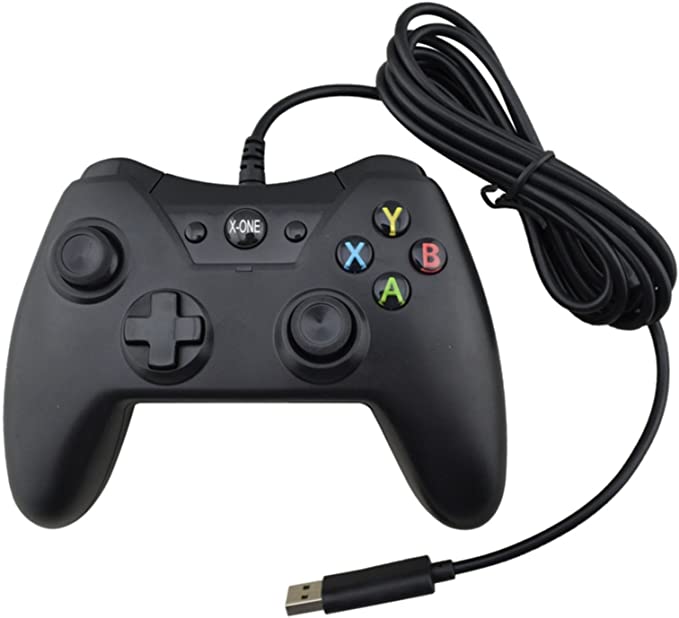 CHASDI Wired Controller with USB Compatible with Xbox One and Series X, S