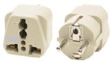 VCT VP-109 Universal Travel Grounded Plug Adapter For Germany Spain Netherlands Russia