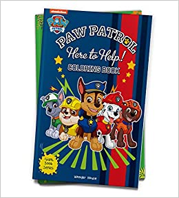 Here to Help! : Paw Patrol Giant Coloring Book For Kids