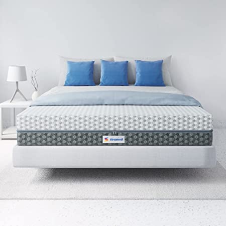 Sleepwell Mattress | 30 Nights Trial | Dual PRO Profiled Foam Reversible 6-inch King Bed Size, Gentle and Firm, Triple Layered Anti Sag Foam Mattress (Grey, 72x72x6)