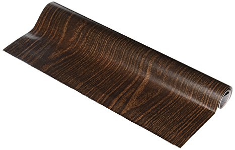 Con-Tact Brand Creative Covering Self-Adhesive Shelf and Drawer Liner, 18-Inches by 9-Feet, Walnut Brown Wood Grain