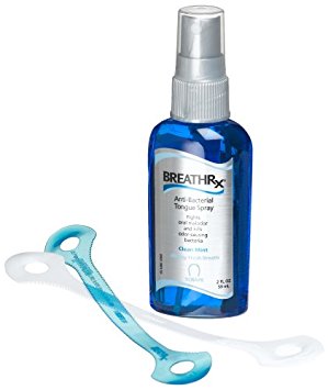 BreathRx Daily Tongue Care Kit. America's #1 Dentist Dispensed Breath Care System, 2 Ounce