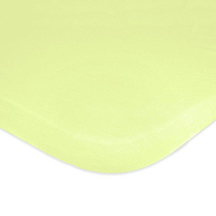 Carter's Jersey Knit Fitted Bassinet Sheet, Apple Green