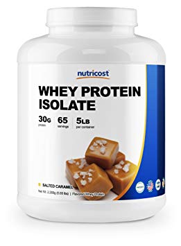 Nutricost Whey Protein Isolate (Salted Caramel) 5LBS