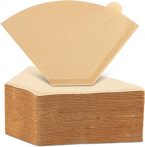 esLife Cone Coffee Filters #2-120Pcs Disposable Coffee Filters Biodegradable Natural Paper, Disposable Coffee Filter Paper 2-4 Cup, 3 packs of 40 per pack. Bullet Points: