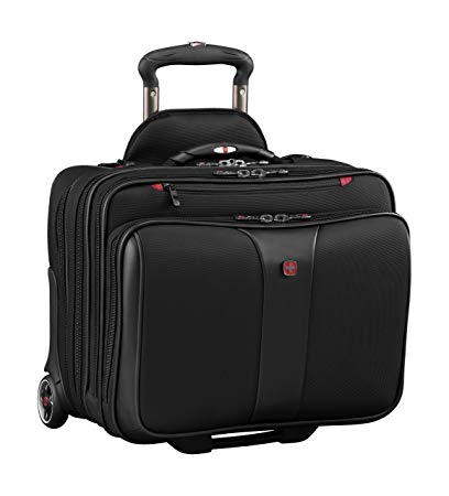 Wenger Luggage Patriot Ii 2-Piece 15.6" Wheeled Business Set Laptop Bag, Black, One Size