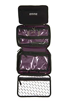 EMME Original - Hanging Compartmentalized Cosmetic and Toiletry Bag for Organized Travel