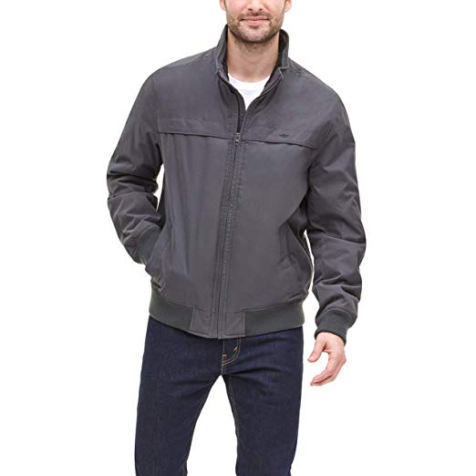 Dockers Men's Microtwill Golf Bomber Jacket