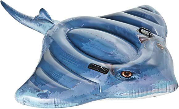 Intex Stingray Ride-On Inflatable Swimming Pool Beach Float Toy -57550NP