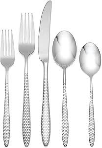 Oneida Flatware Set, Metallic