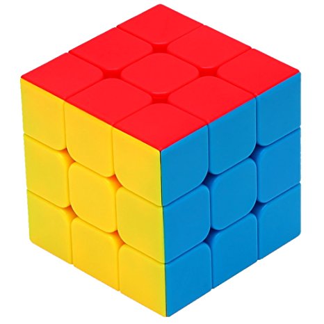 55cube 3x3x3 Speed Cube Speed Puzzle Magic Cube color cube Stickerless cube