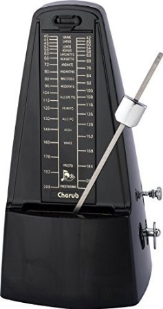 Cherub WSM-330 High Accuracy Mechanical Metronome (Black)
