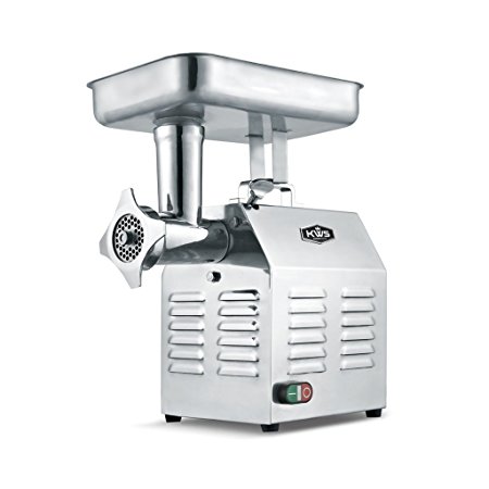 KWS TC-22 Commercial 1200W 1.5HP Electric Meat Grinder Stainless Steel Meat Grinder For Restaurant/Deli/ Home