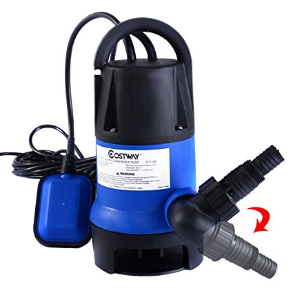 Goplus 1/2HP Submersible Dirty Clean Water Pump Flooding Pool Garden Tool Swimming Pool