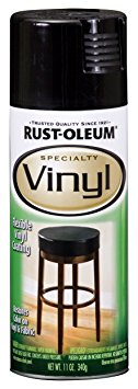 Rust-Oleum 1909830 Vinyl Spray, 11-Ounce, Black