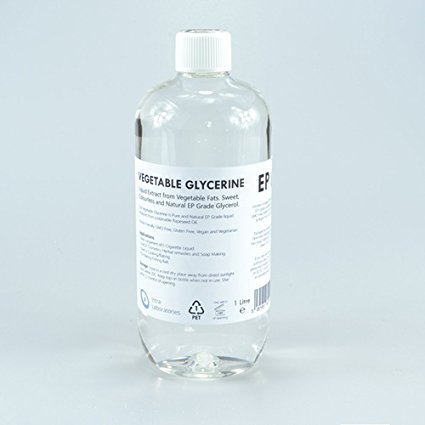 Vegetable Glycerine / Glycerol - 1 litre (L) - Ultra Pure Food Grade Liquid