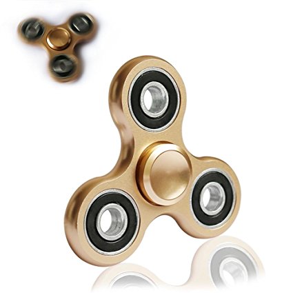 Tri-Spinner Fidget, VOLADOR Aluminum Alloy Hi-Speed Hand Spinner Office Toy Stress Anxiety Reducer