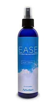 Magnesium Ease by Activation Products, 250 ml   Free ebook. Non-Greasy Magnesium Spray for Muscle and Joint Pain Relief, Calms Nervous System, Relaxes Sore Muscles, Eases Restless Leg Syndrome, Relieves Headache and Migraine, Helps with Better Sleep.