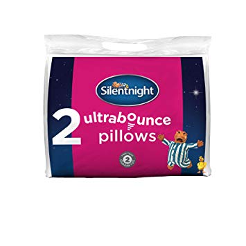 Silentnight Ultrabounce Pillow, White, Pack of 2