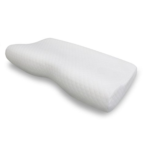 FY-Living Cervical Contour Memory Foam Pillow for Neck Pain and Headaches, Standard