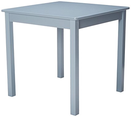 Lipper International 520G Child's Table for Play or Activity, 23.75" x 23.75" Square, 21.66" Tall, Grey