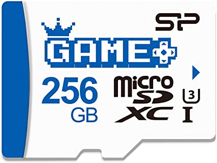 Silicon Power 256GB SDXC Micro SD Card Nintendo-Switch Memory Card with Adapter, Write Speed 80MB/s