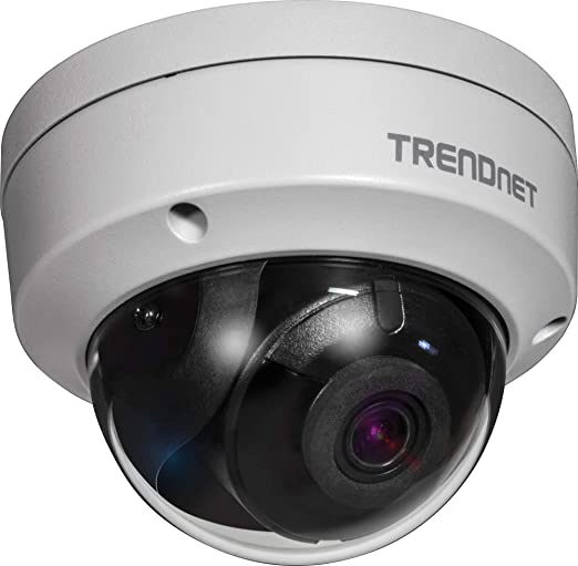 TRENDnet Indoor/Outdoor 4MP H.265 120dB WDR PoE Dome Network Camera,TV-IP1315PI, IP67 Weather Rated Housing, Smart Covert IR Night Vision up to 30m (98 ft.), microSD Card Slot