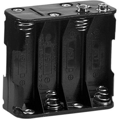 8 AA Battery Holder with Snap Connector 12V / 9.6V by Corpco