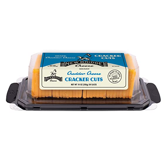 NEW BRIDGE Sharp Yellow Cheddar in Cracker Cut, 10 oz