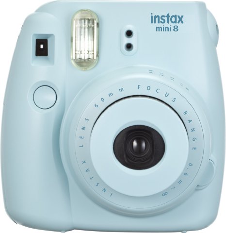 FujiFilm Instax Mini 8 with Strap and Batteries (Blue)