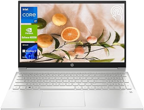 HP Pavilion Laptop, 15.6” FHD Touchscreen Display, Intel Core i7-1355U Processor, NVIDIA GeForce MX550, 64GB RAM, 1TB SSD, FP Reader, HDMI, Webcam, Backlit KB, Wi-Fi 6, Windows 11 Home