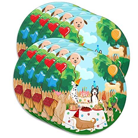 Puppy Dog Party Pups Birthday Party Supplies Large 9" Plates 80pcs Value Pack