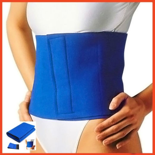 NEOPRENE SLIMMING BELT- One Size Fits Most - Targets Fat around Waist / Belly / Stomach Sontanas Cellulite Fat Burner