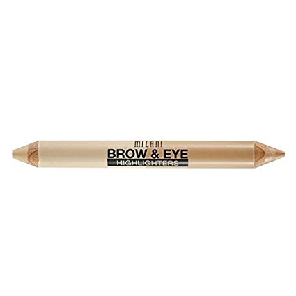 Milani Brow & Eye Highlighter, Matte Beige/High Glow, 0.17 Ounce